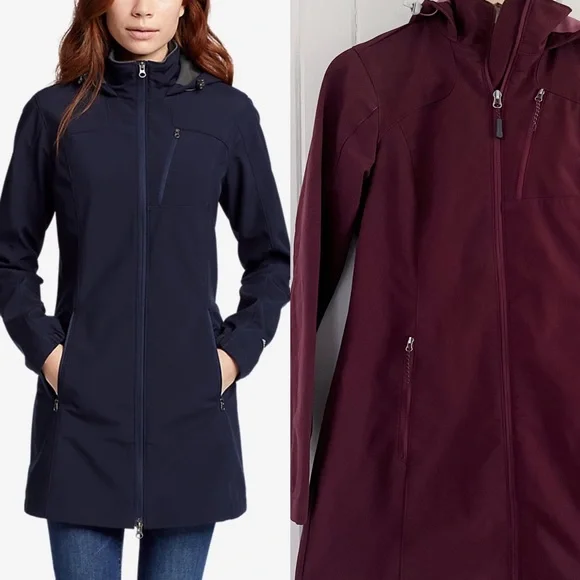 Eddie Bauer Jackets Coats Eddie Bauer Burgundy Rocky Pass
